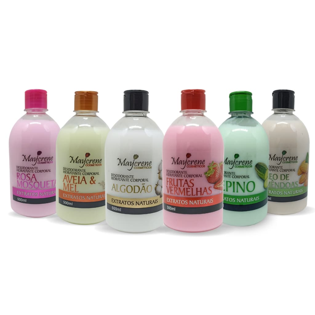 Creme Hidratante Desodorante Corporal 500ml MAYCRENE para uma Pele Mais Hidratada e Maciez - FRAGRANCIA A SUA ESCOLHA
