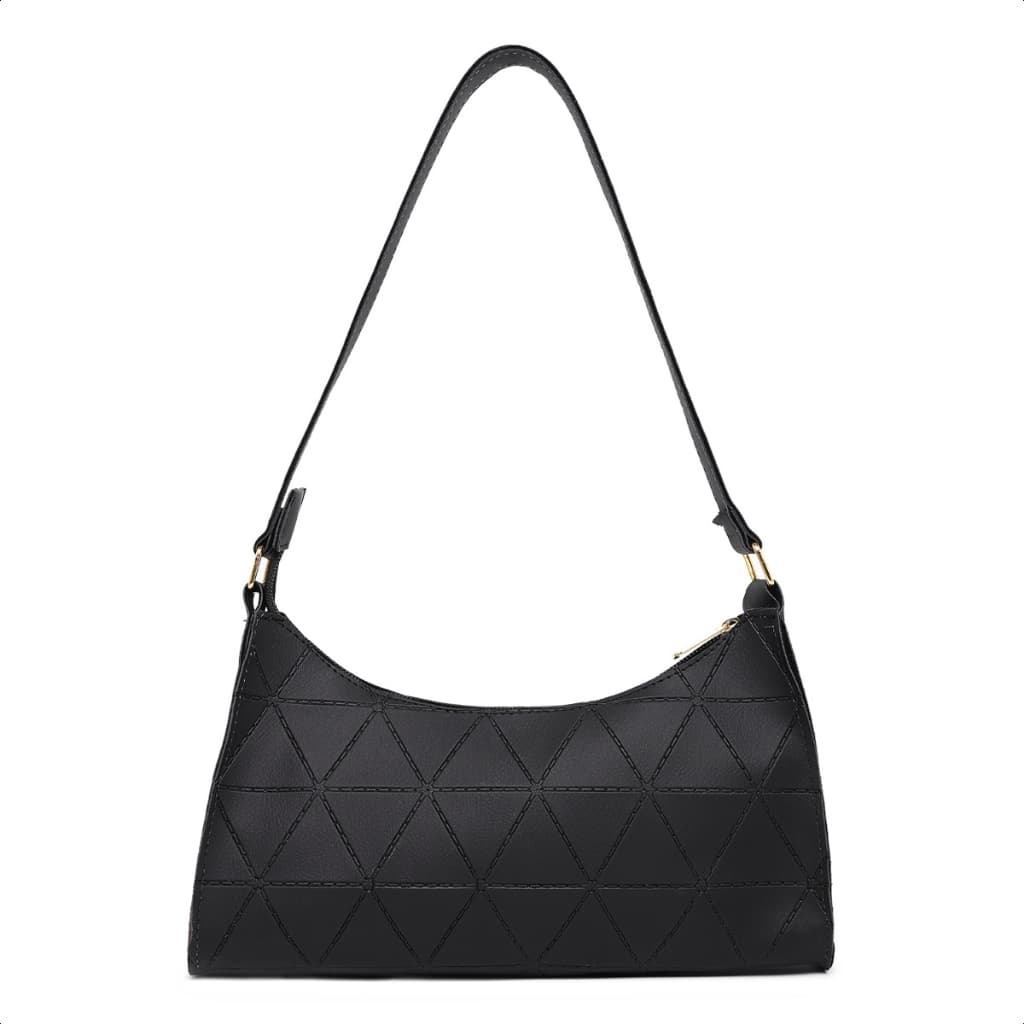 Bolsa Feminina Triângulo Baguete De Ombro