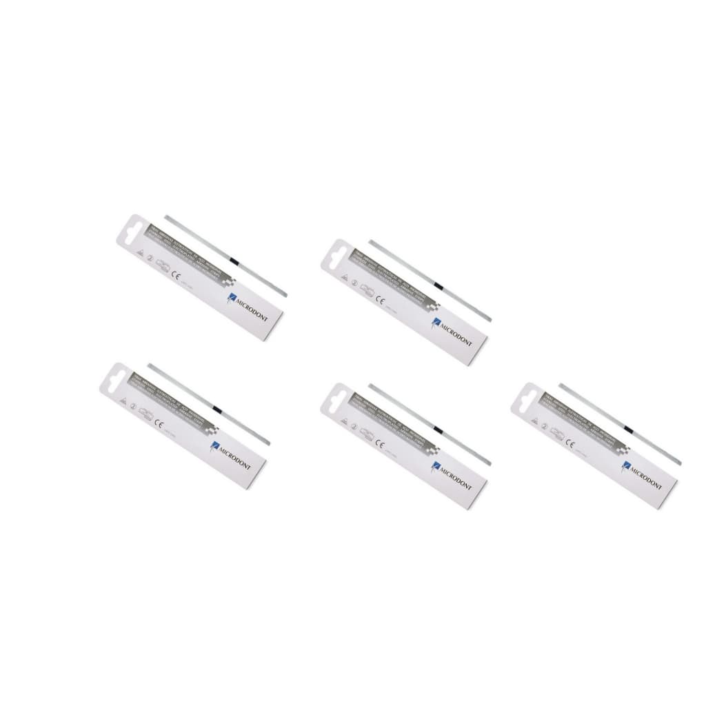 Kit 60 Und Tira De Lixa De Aço 4mm 5 Pacote Com 12 Microdont