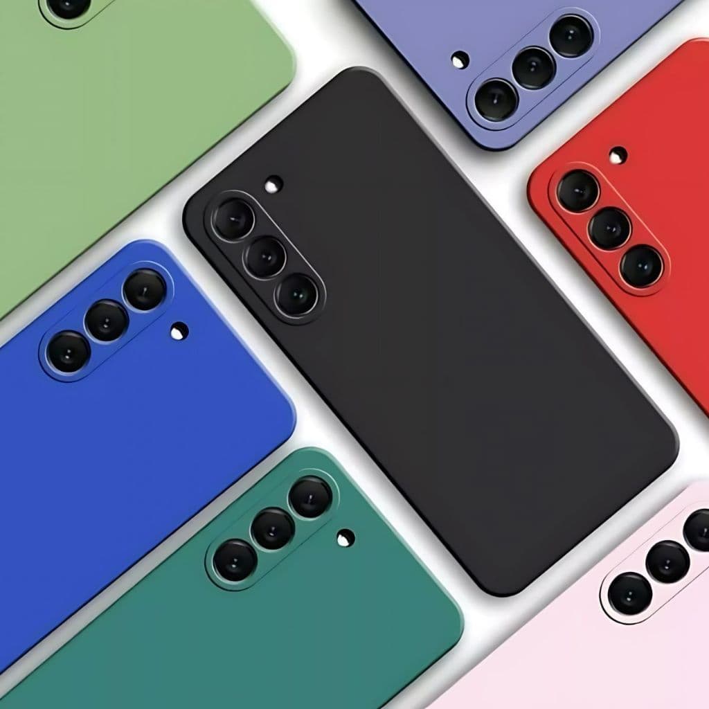 Capa Capinha Anti Queda Aveludada + Película Para Samsung Galaxy A55