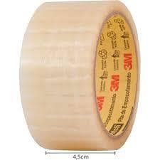 Fita P/ Empacotamento 45x45m Transparente Scotch 1UN
