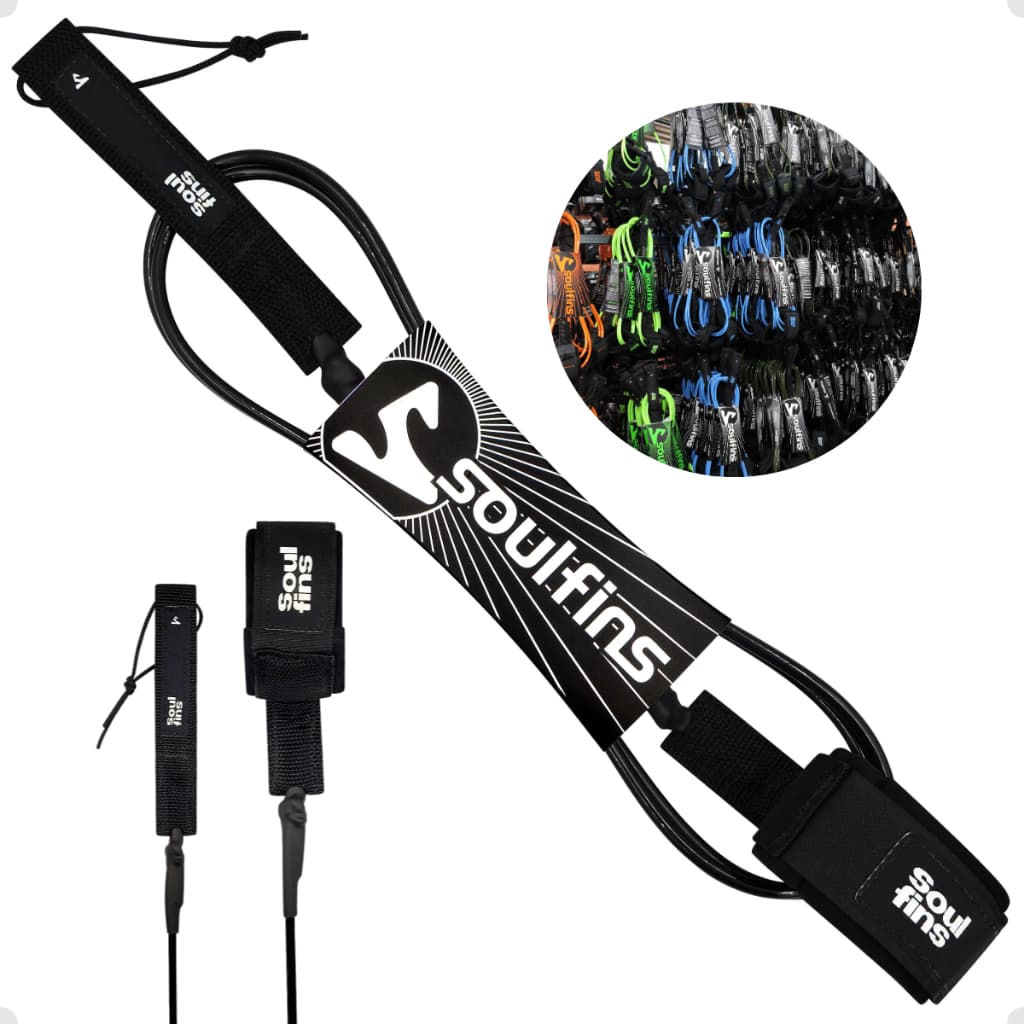 Leash Cordinha Prancha De Surf Regular 6pés X 5mm Cordinha Strep Shortboard Duplo Girador