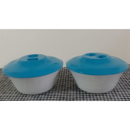 KIT SALADEIRAS COM TAMPA EM PLASTICO