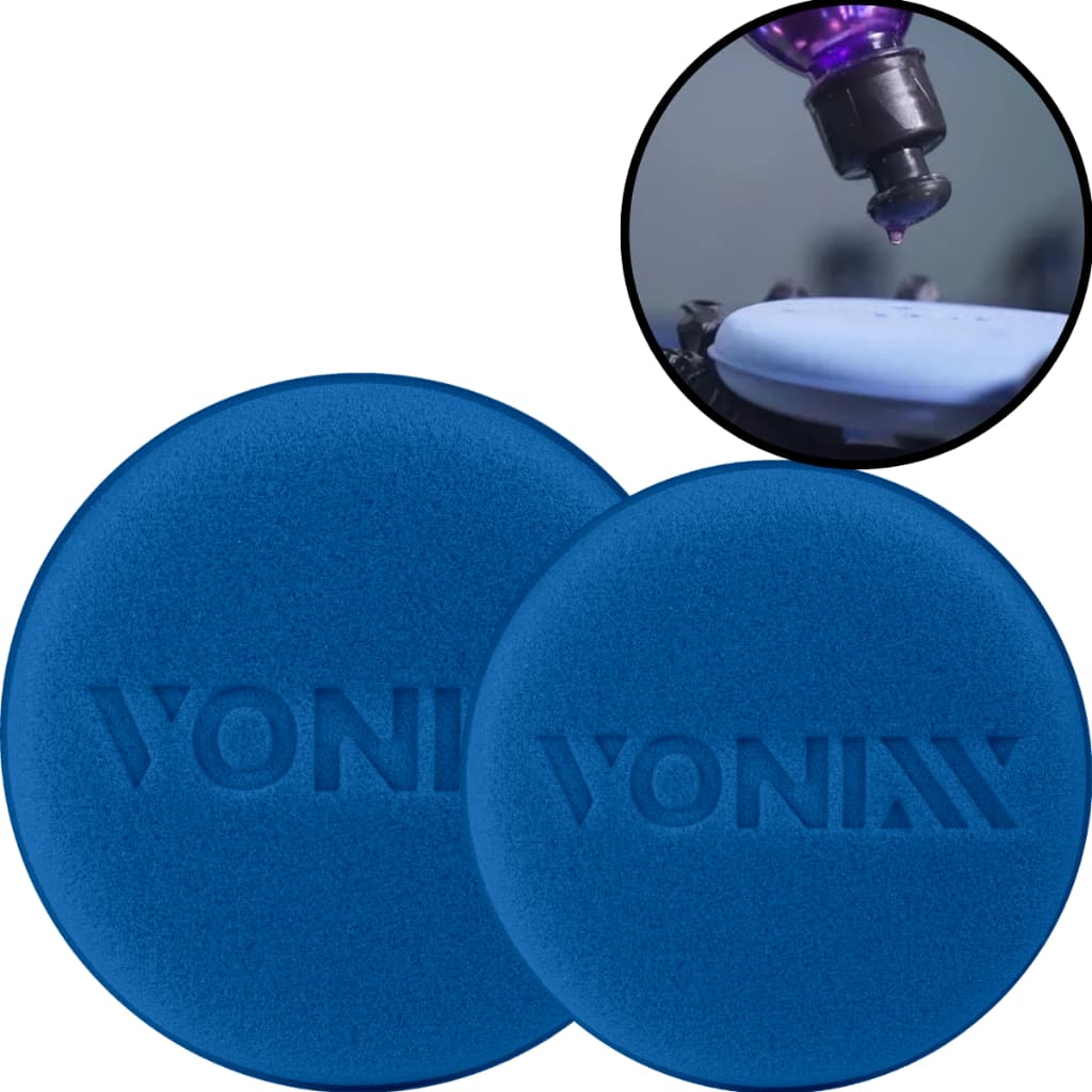 Kit 2 Aplicadores Espuma Super Macia 100% Poliéster Vonixx