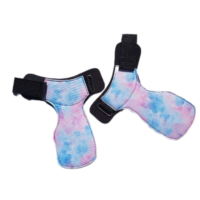 Luva Hand Grip 100% Couro sem furo com Neoprene para Crossfit e Academia Galaxia