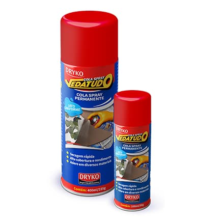Cola Spray Permanente Dryko - 100ml ou 400ml
