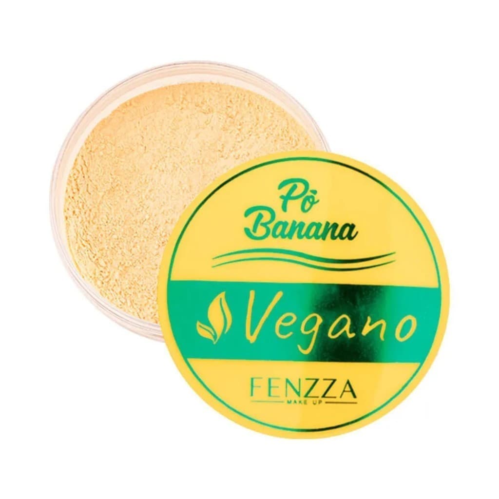 Pó Banana Finalizador e Translúcido Vegano - Fenzza
