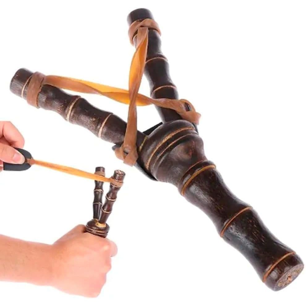 Estilingue Atiradeira Profissional De Madeira Brinquedo