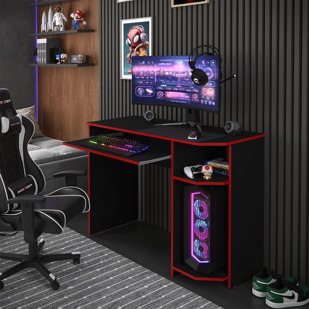 Mesa Gamer Escrivaninha Gamer Mesa para Jogar Mesa Grande Para Computador Gamer