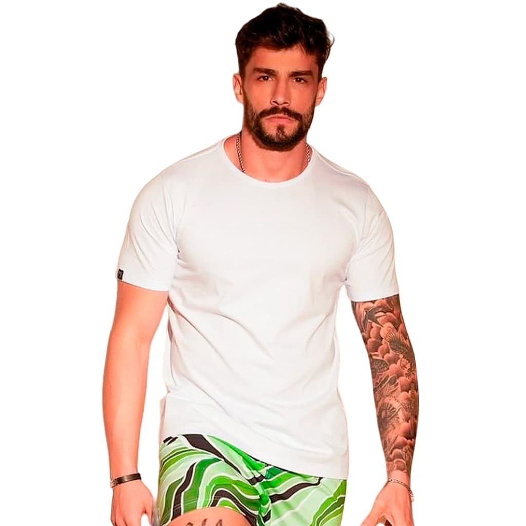 Camiseta Masculina 100% Algodão Premium Austin Club Camisa Básica