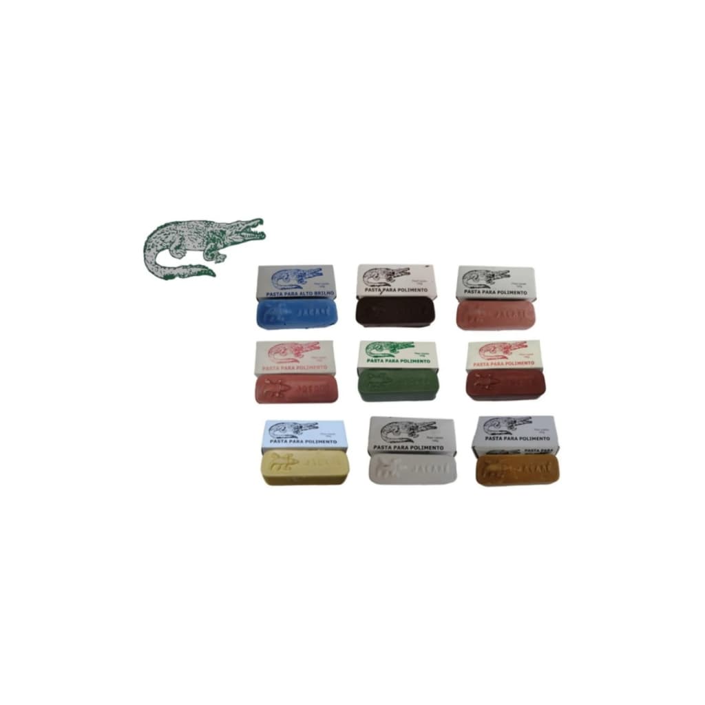 Pasta Jacaré Polir 145g Original Madeira Inox Acrilico Afiar