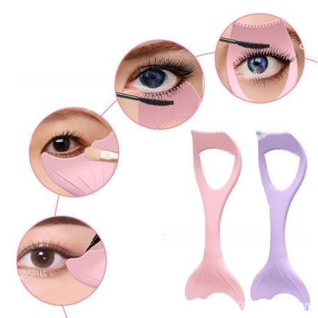 ANA1108 Protetor De Silicone Para Aplicação de Mascara de Cílios Delineador e Sombra nos Cílios