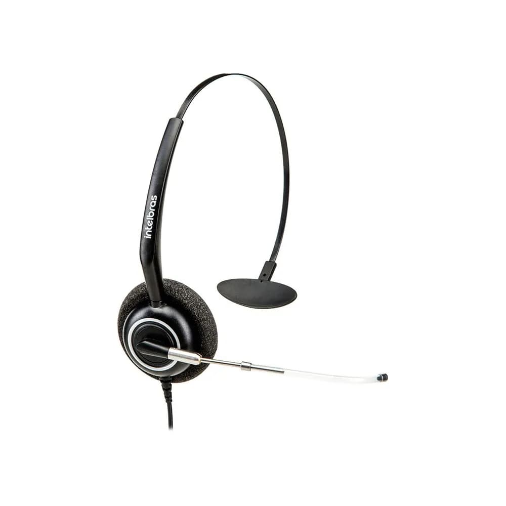 Fone Headset USB para Telemarketing - Intelbras THS 55 USB Tubo de Voz Removível