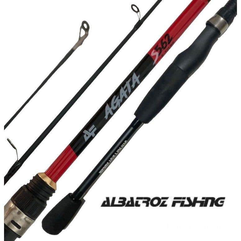 Vara Pesca Ágata Albatroz 8-17lbs p/ Molinete 2 partes.