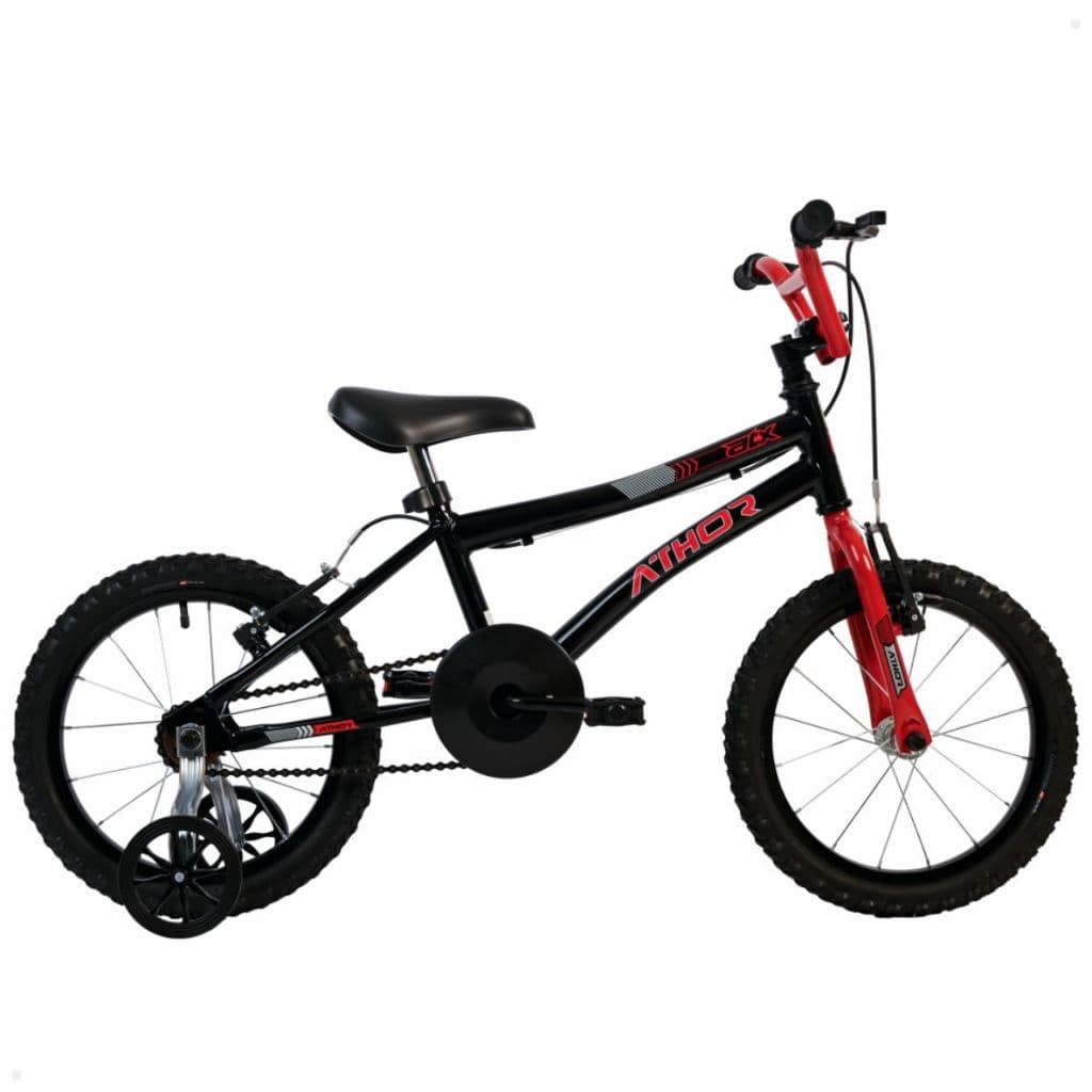 Bicicleta Infantil Masculina Aro 16 Atx Athor Menino Guidão Cross 3 a 6 Anos