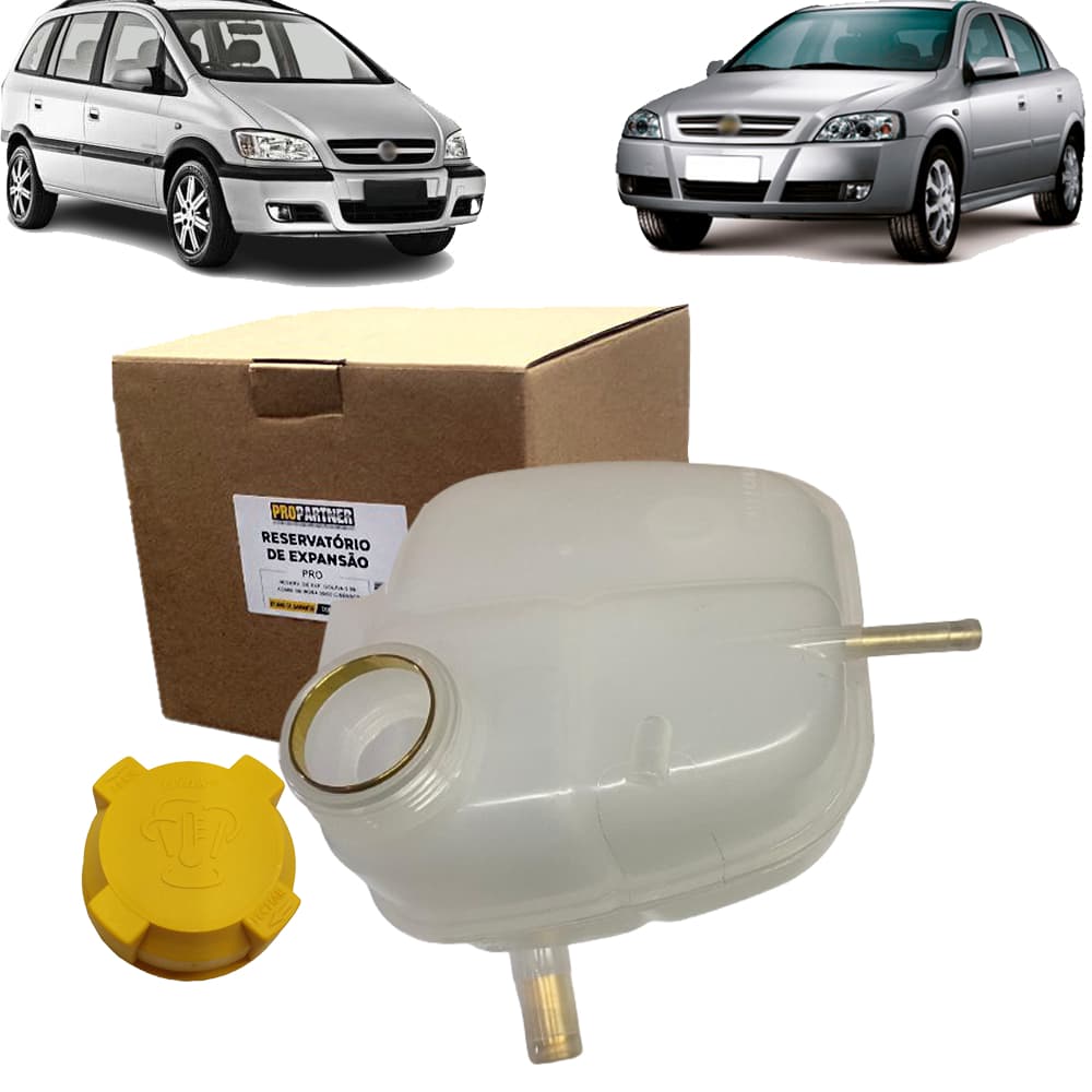 Reservatorio Agua Radiador GM Chevrolet Astra 2.0 8v 1999 em diante, Zafira 8v. Qualidade Original 90530689