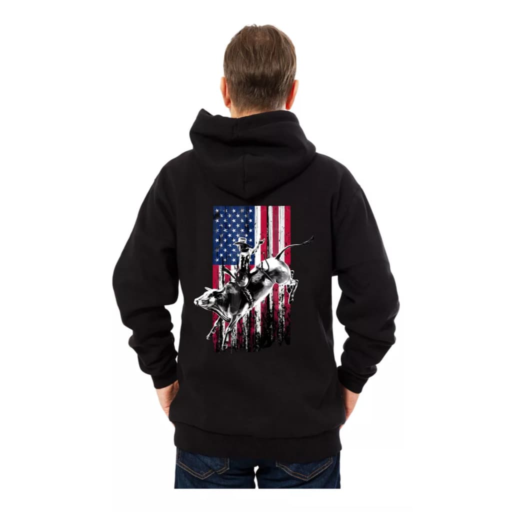 Moletom Canguru Unissex Texas Cowboy Blusa De Frio Estampada EUA Masculina e Feminina