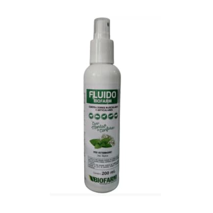 Fluido Contra Dores Musculares Articulares para Animais 100mL Biofarm