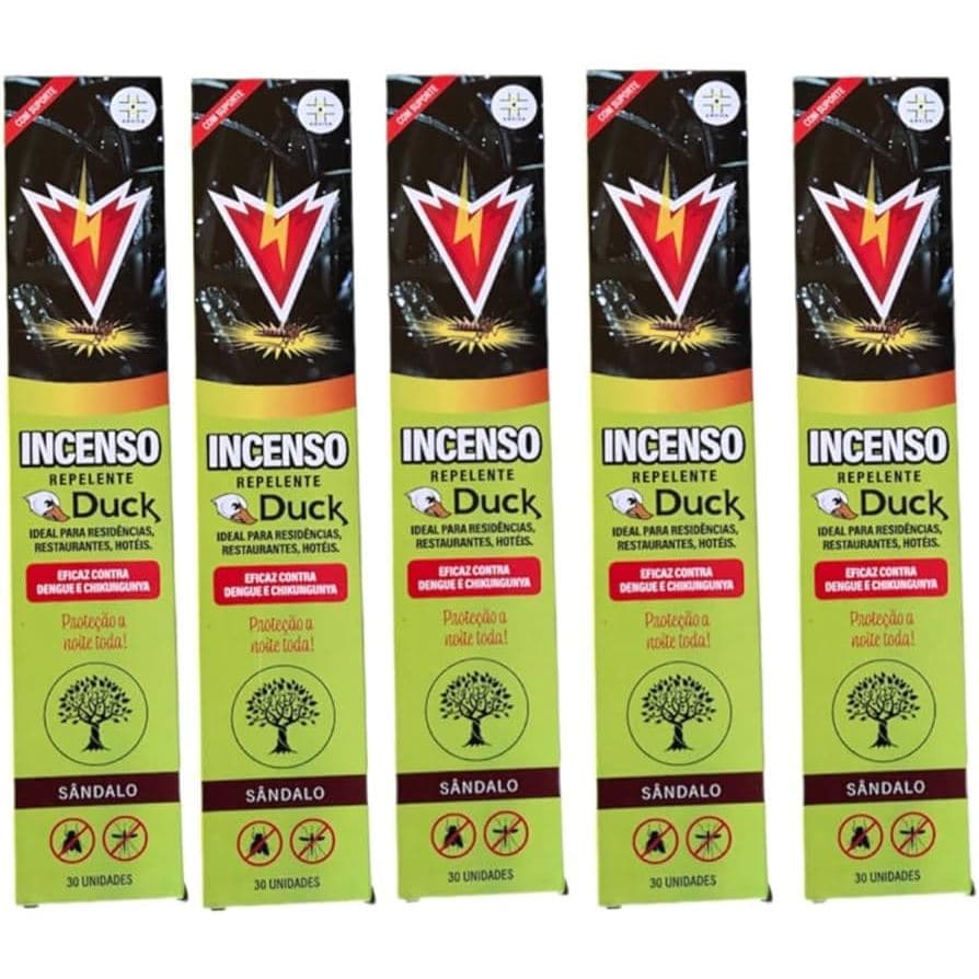 Kit com 2 caixas de Incenso Repelente Duck limâo