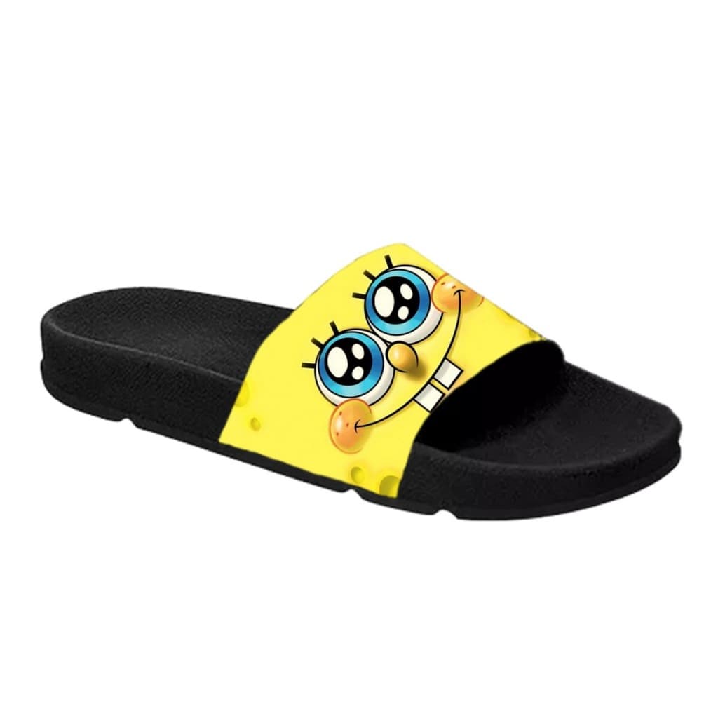 Chinelo Slide Bob Esponja Nunvem Conforto Personagem