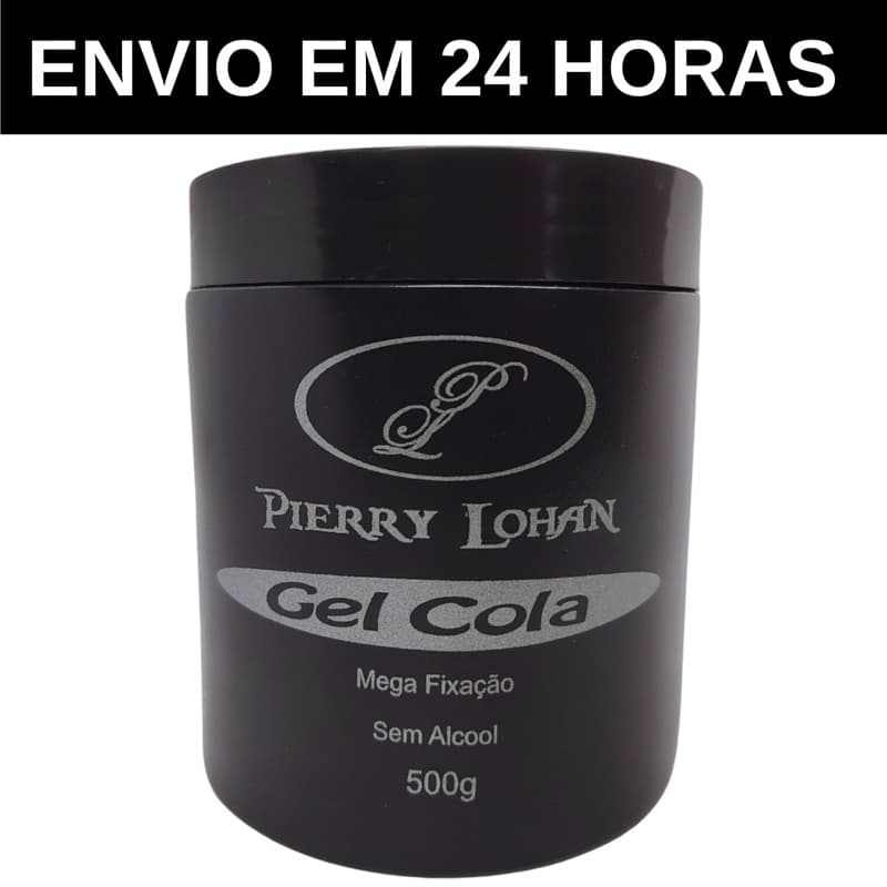 Gel Cola Mega Fixação Pierry Lohan S/ Álcool 500g Envio 24 horas