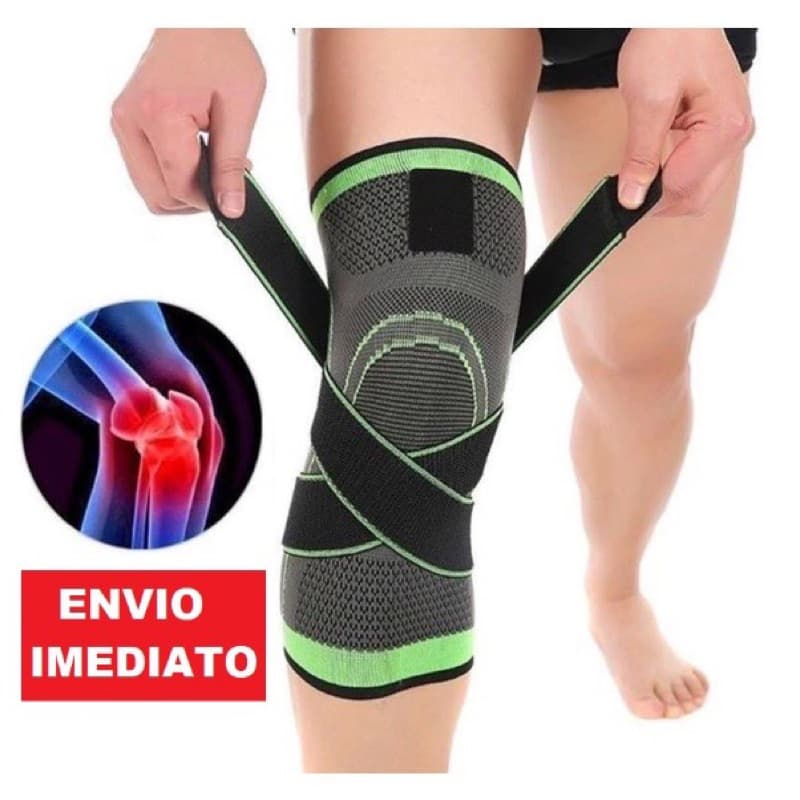 Joelheira Estabilizadora De Compressão 360º - Ortopédica Musculação Basquete Esportiva Futebol Corrida Treino Academia