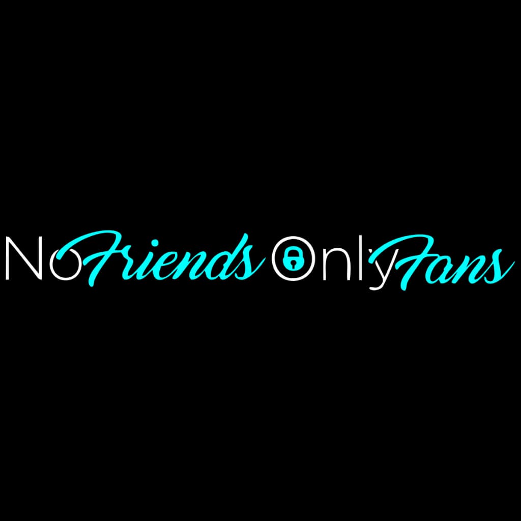 Adesivo Frase No Friends @ Only Fans - 30cm