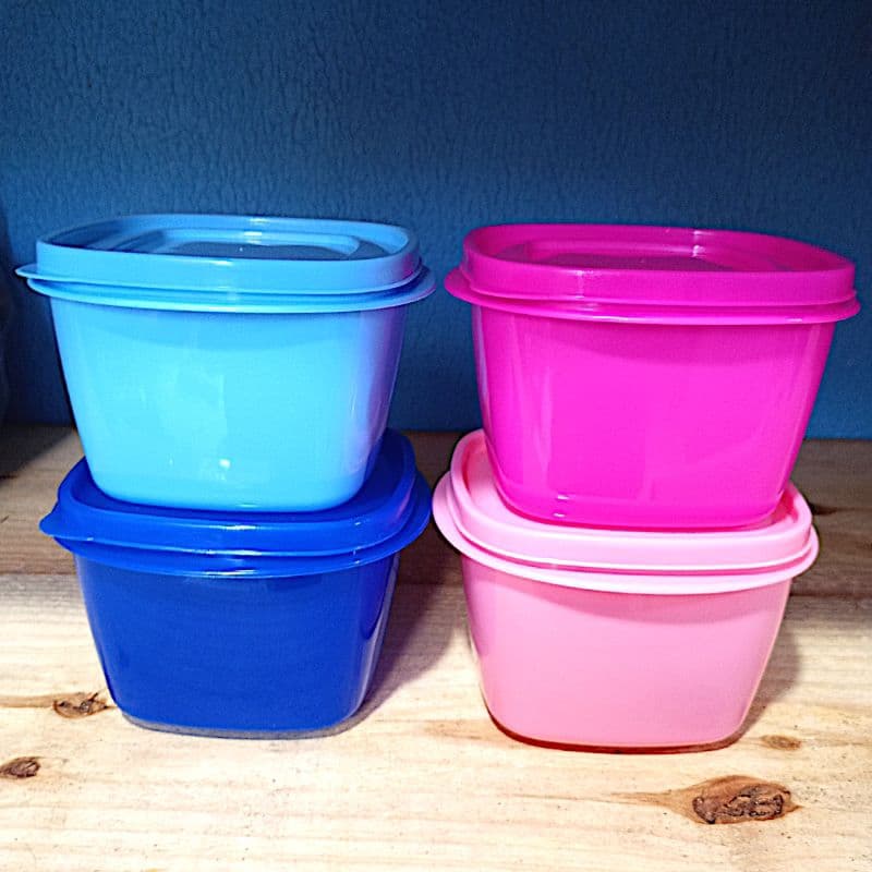 kit Com  10 Potes Grande 2L Free BPA Vai No Micro-Ondas e Freezer