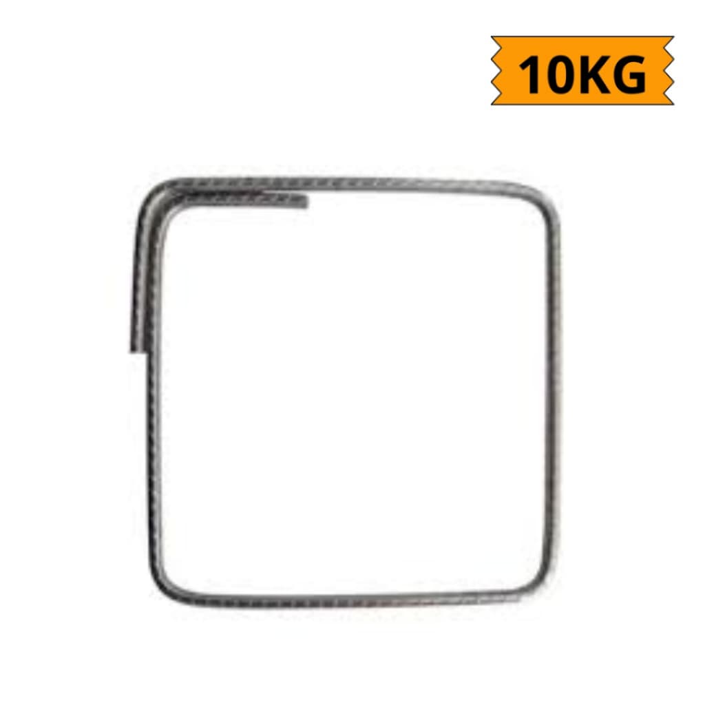 Estribo Liso Quadrado sem encaixe de ferro 4,2mm estribos de Coluna construção civil pronto