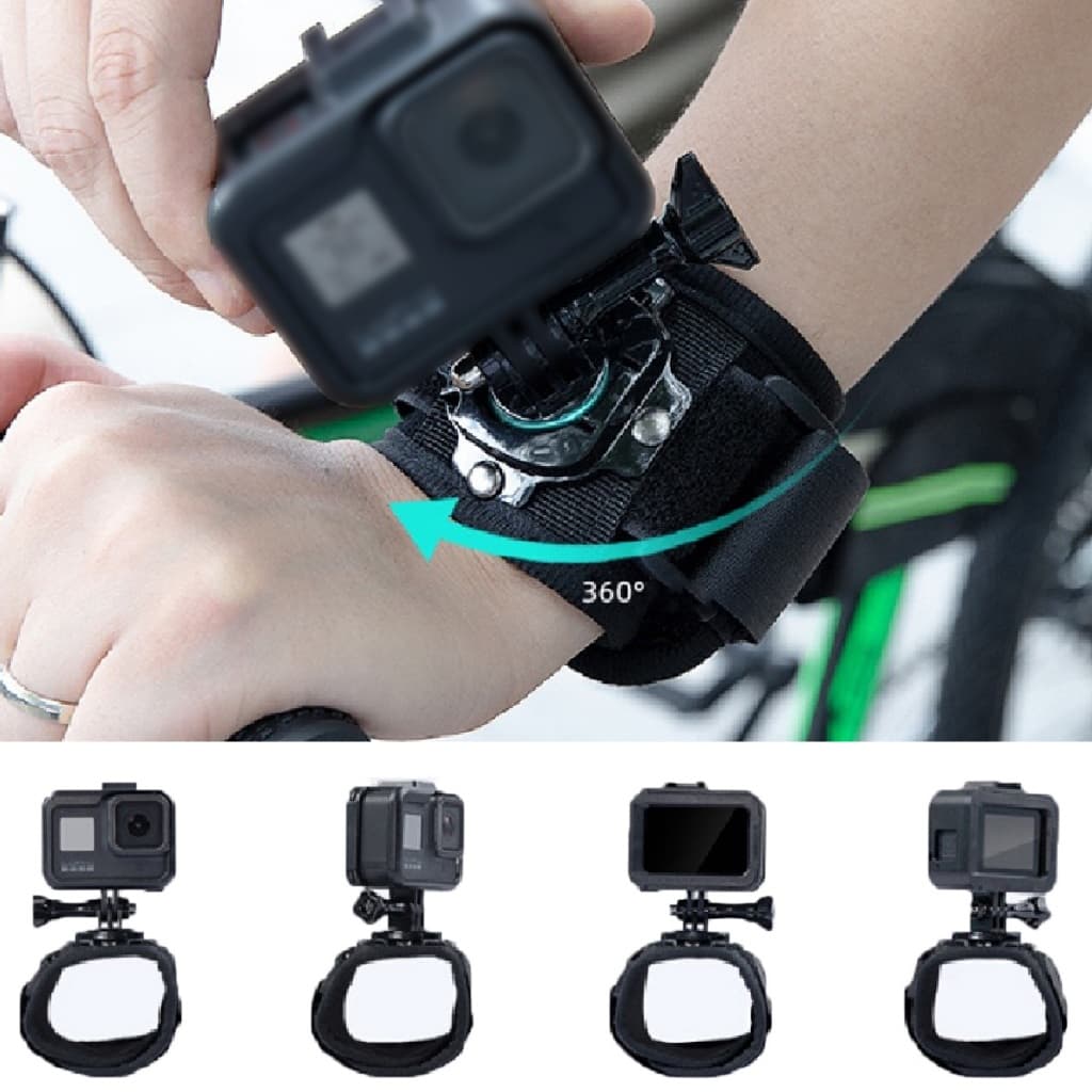 suporte pulso punho para Câmera ação 360° Go Pro sjcam
