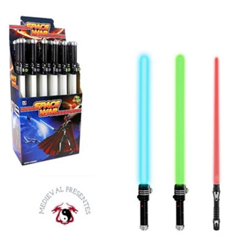 Espada Star Wars Sabre Espacial Com Luz E Som BRINQUEDO PLASTICO