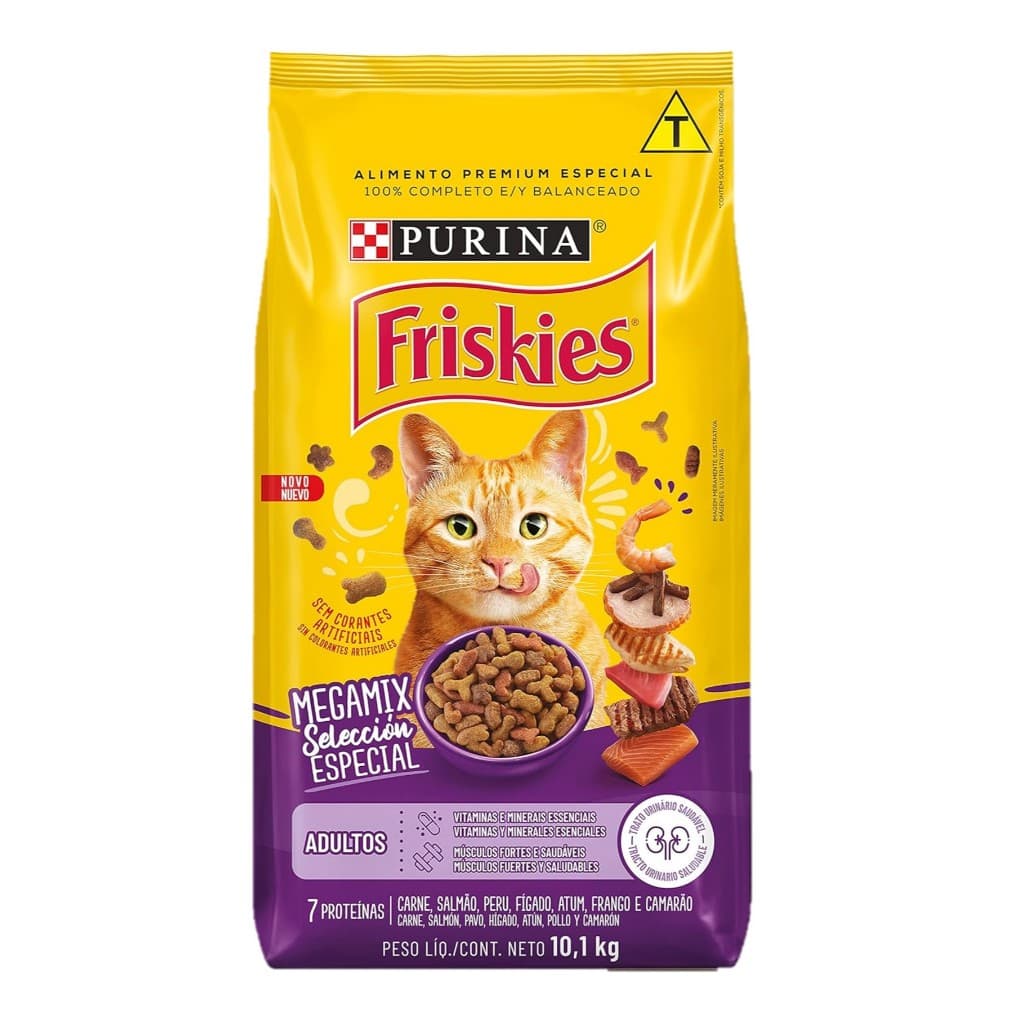 Ração Friskies Gatos Adultos Megamix Seleccion Especial 10,1 kg