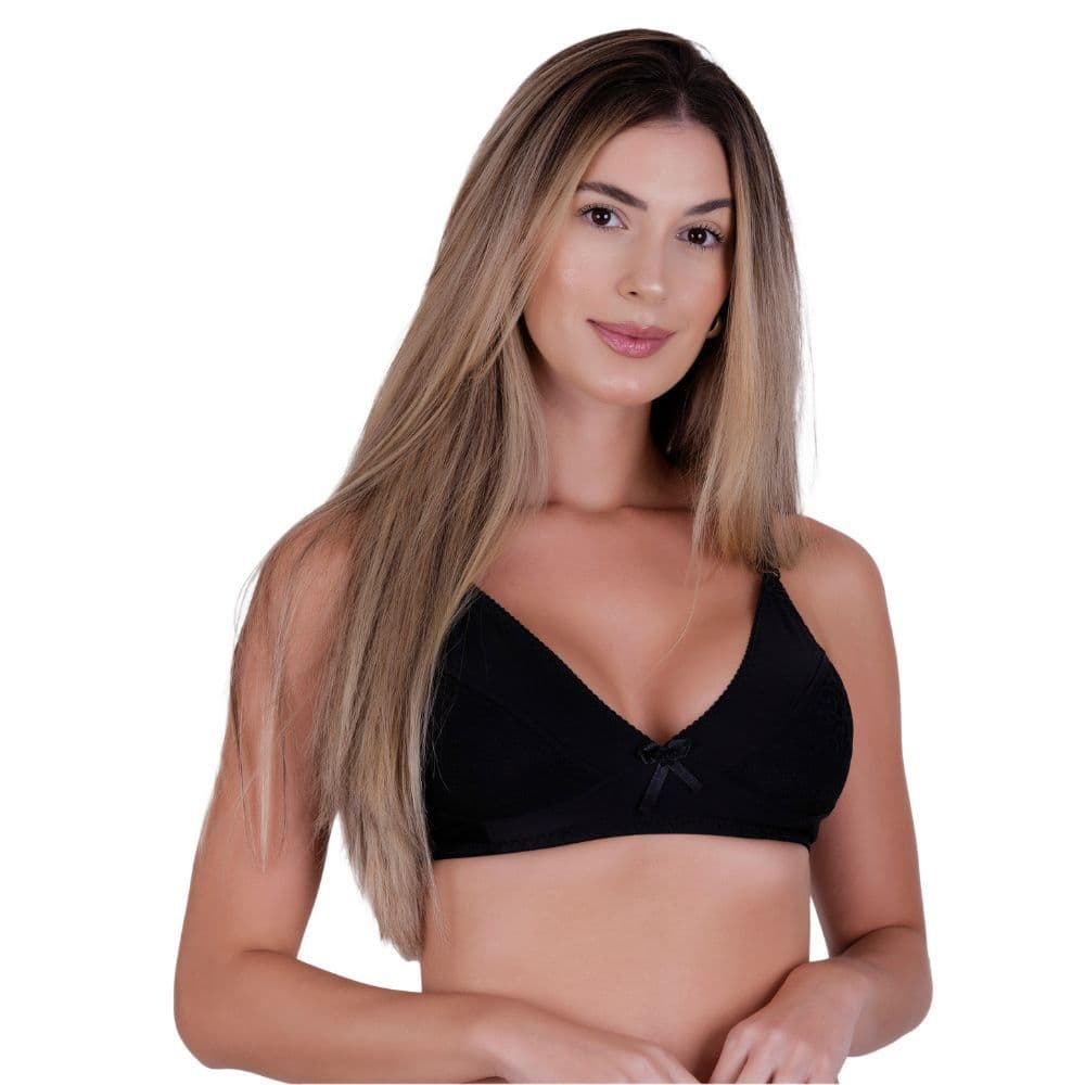 Sutia sem Bojo com Detalhe em Renda Adulto Alça Reforçada Marlene