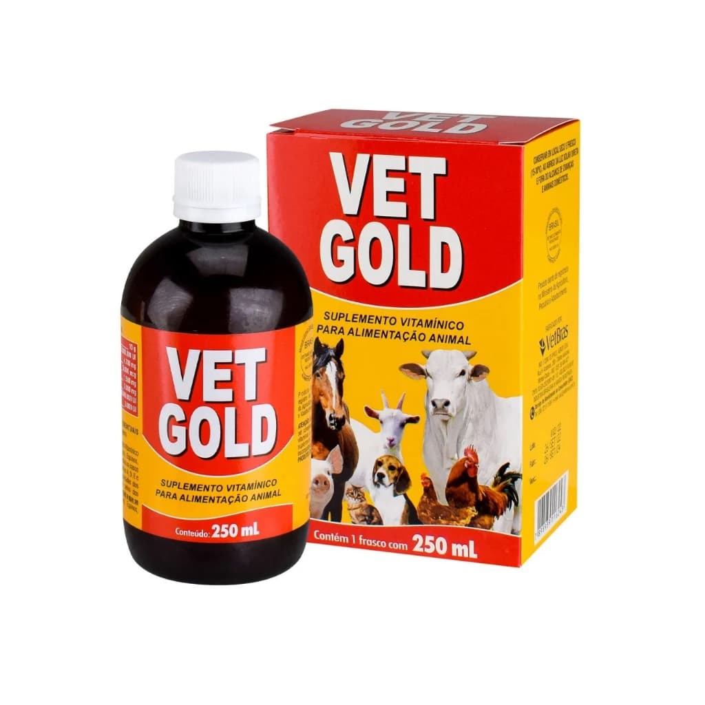 Suplemento Vitamínico E Fortificante Vet Gold Vetbras