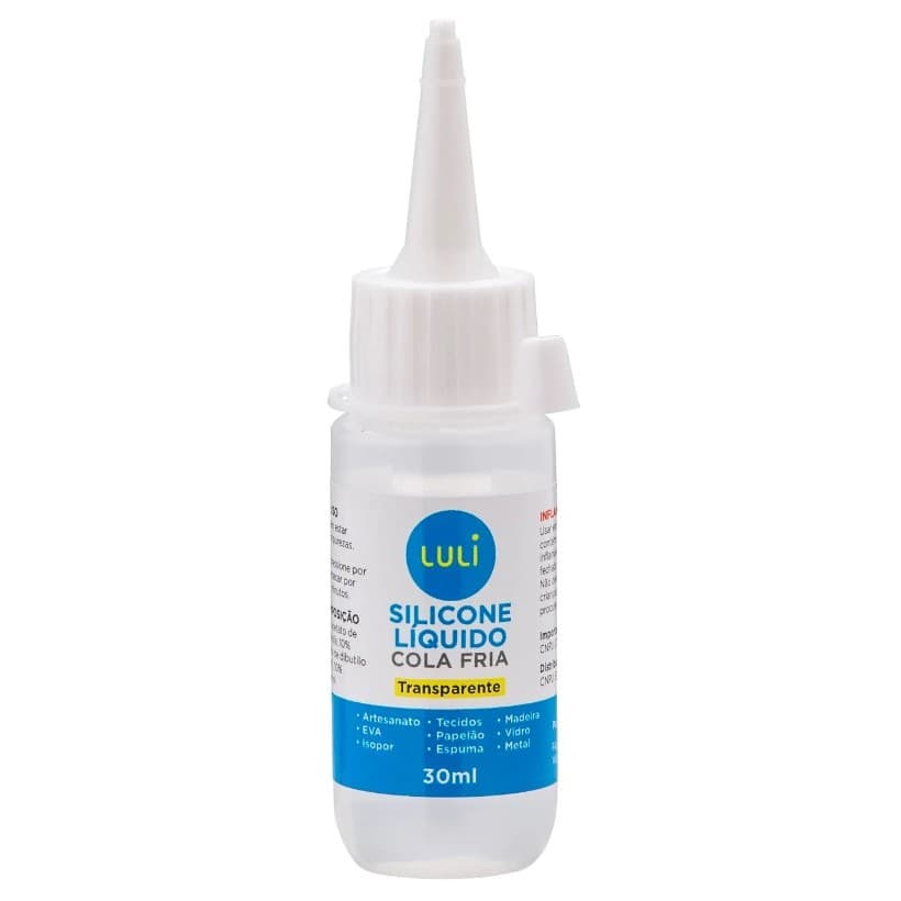 Cola De Silicone Líquido Cola Fria Transparente Luli 30ml