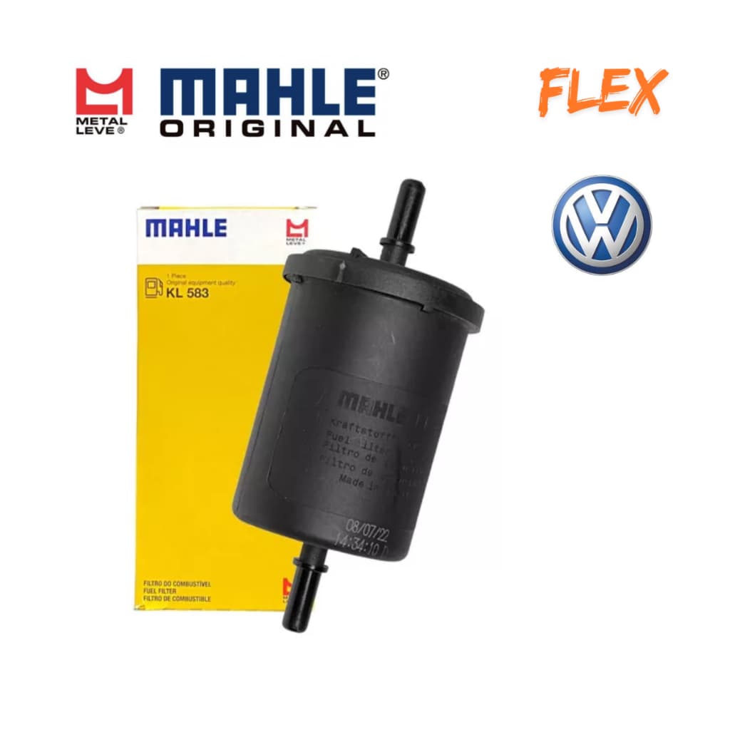 Filtro de Combustivel Mahle VW Gol G5 G6 G7 Nivus Polo Saveiro UP! Virtus Voyage