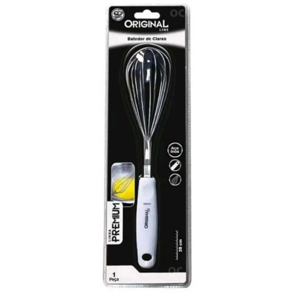 Foet Fue Batedor Bolo Ovos Profissional 28 Cm Inox