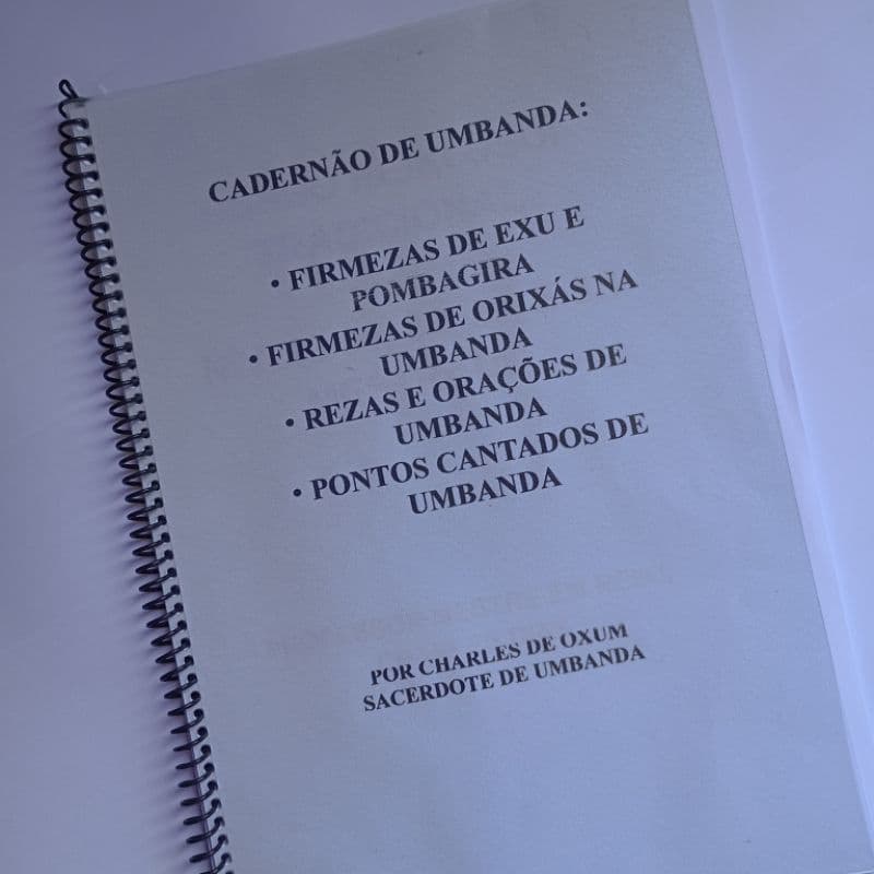 Apostilāo de Umbanda com Firmezas de Exu a Orixás Rezas e Orações de Umbanda e Pontos Cantados Combo todas apostilas