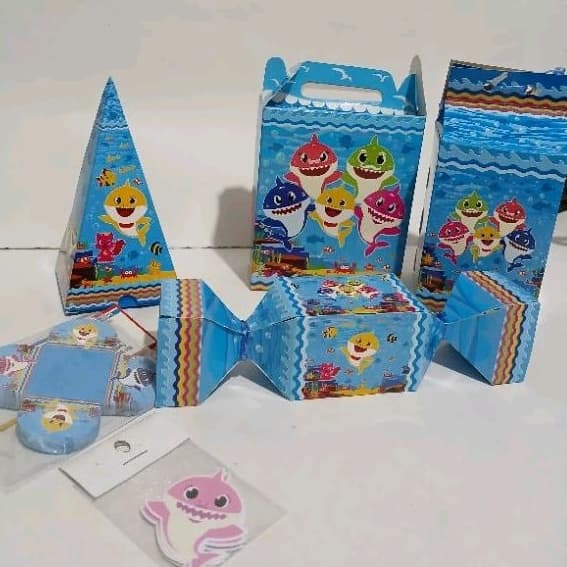 KIT FESTA BABY SHARK 110 ITENS MUITO BARATO