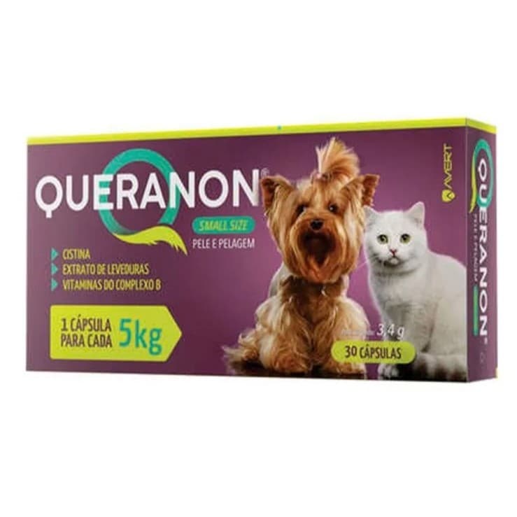 Queranon Small Size 30 Cápsulas para Raças Pequenas 5kg