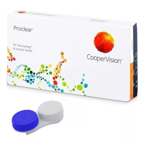Lente De Contato Proclear Mensal Graus Altos Cooper + Estojo