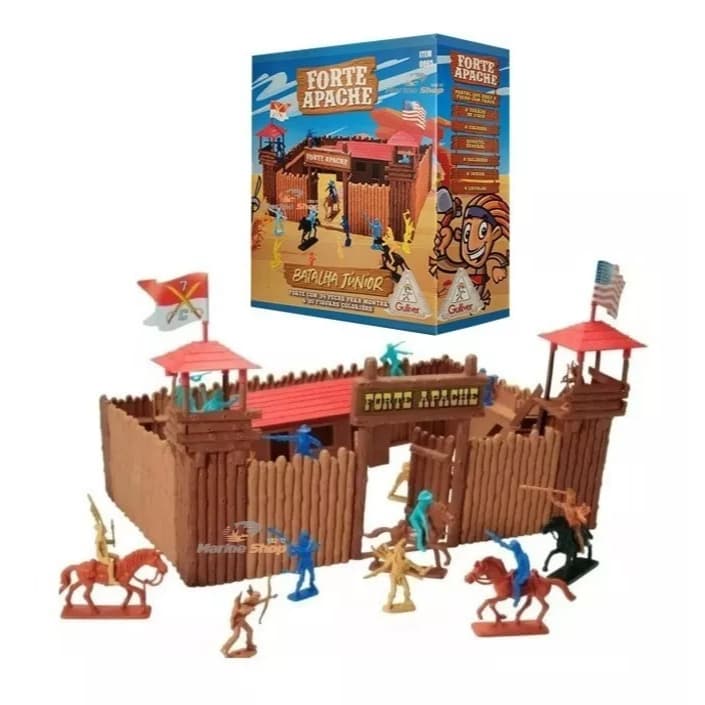 Maleta Forte Apache Batalha Júnior Gulliver 34 Peças - 0065