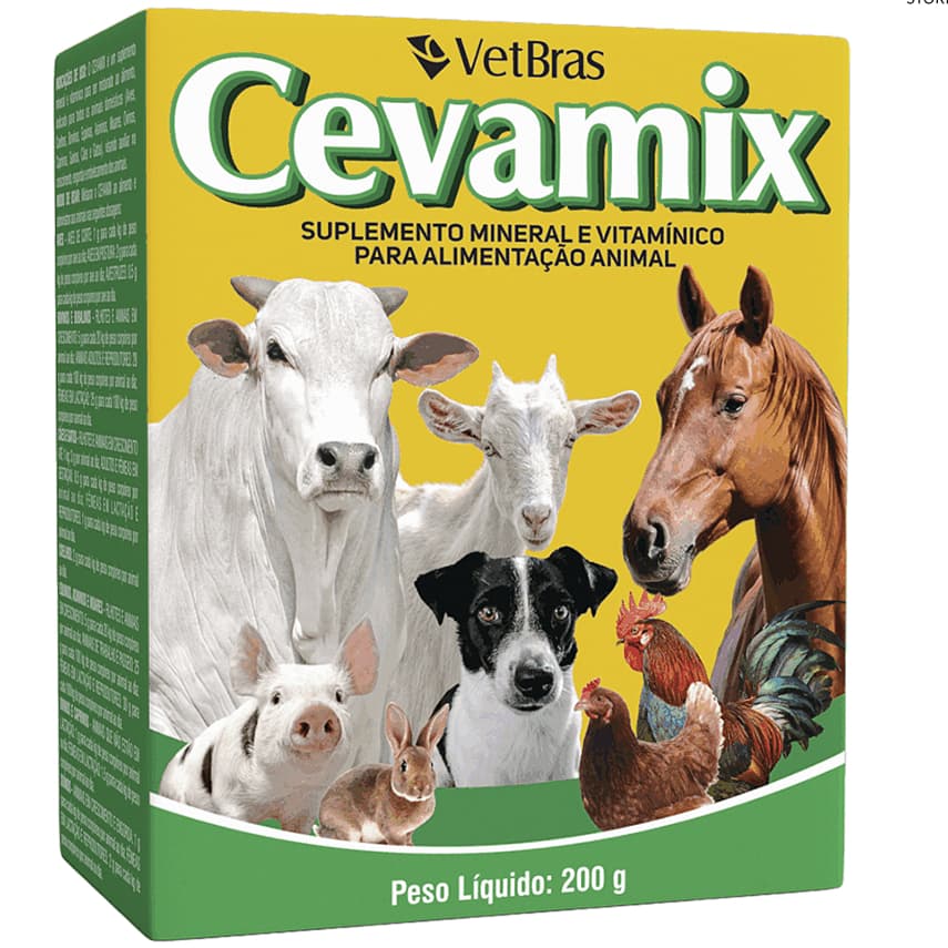 Suplemento Mineral e Vitamínico Cevamix 200g