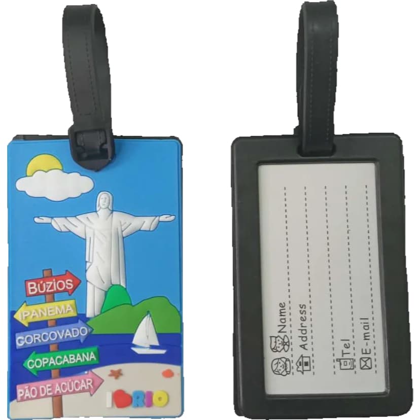 Tag Identificador de Malas e Bagagem Lembrança Do Rio De Janeiro