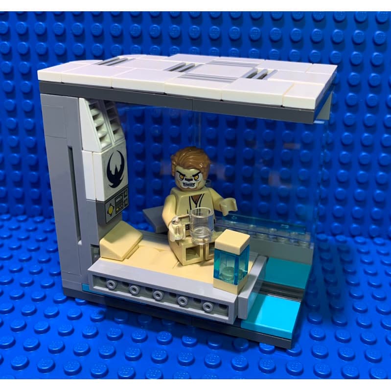 Lego Star Wars MOC aposento do templo cavaleiro Jedi 86 peças novas Lego original
