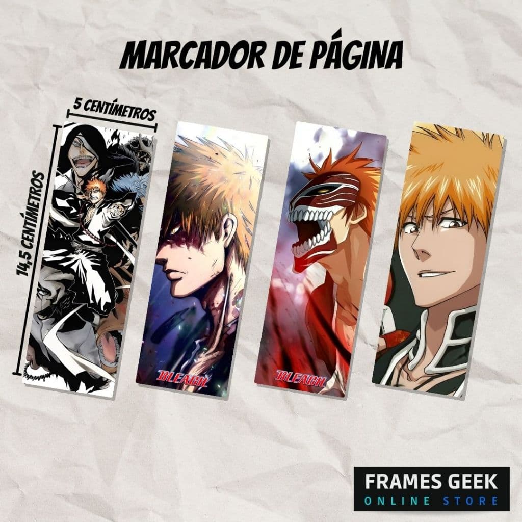 Marcador de página Bleach plastificado