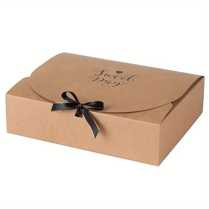 5 caixas para presente KRAFT Tamanho 25x20x8 Cm Lembrancinha