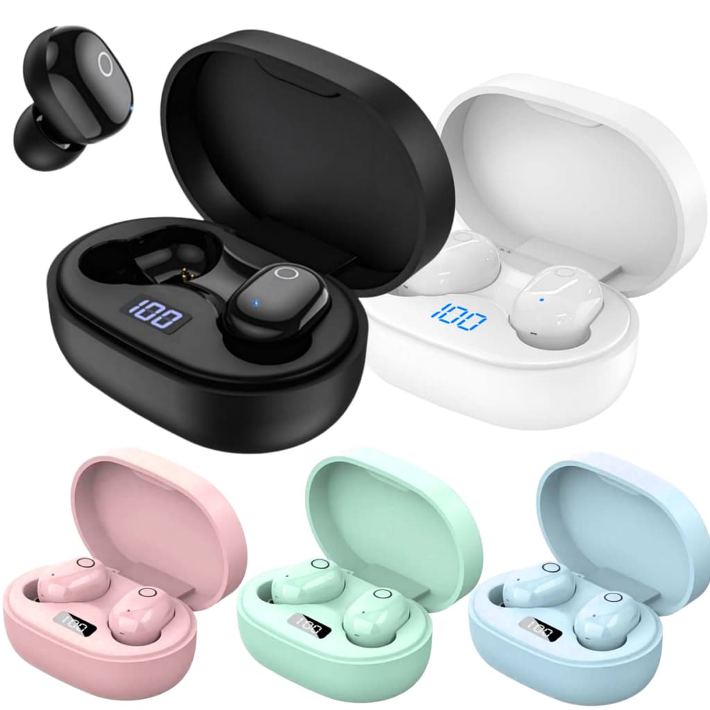 Fone de ouvido sem fio bluetooth Erdots A6s Plus Colorido Qualidade Top