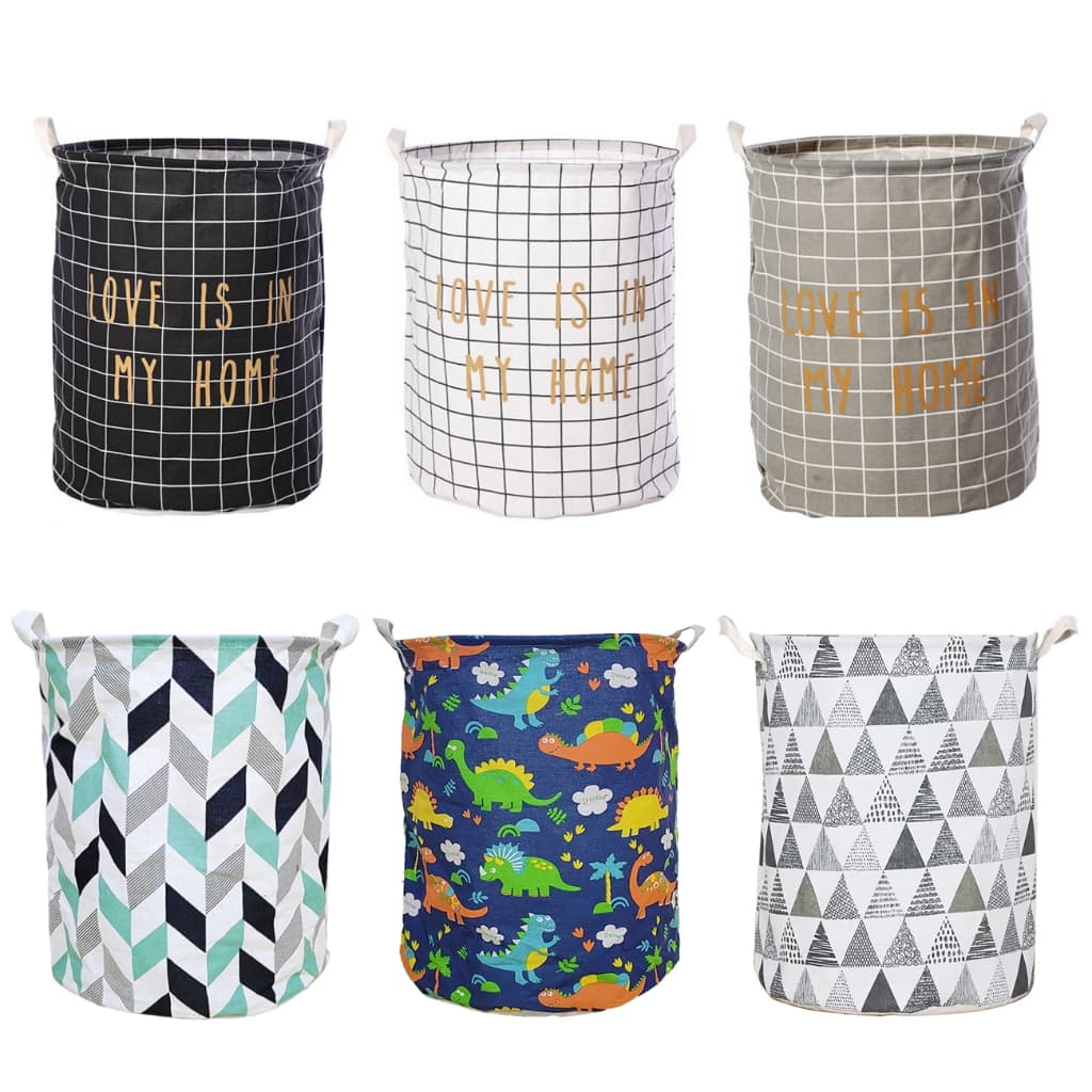 Cesto Organizador de Roupa Suja Brinquedo Multiuso Dobrável
