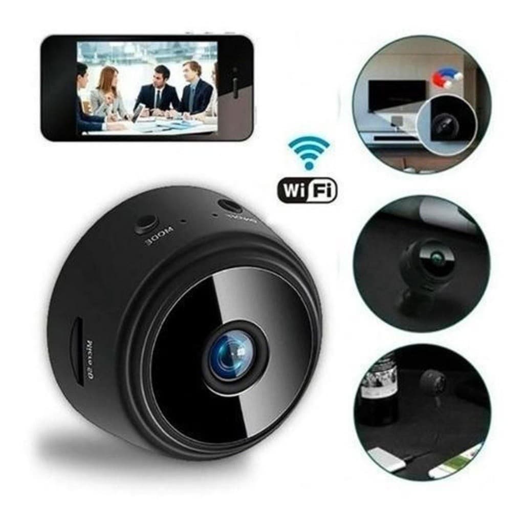 Novo A9 HD Mini com visão noturna Wifi Câmera 1080P Vigilância Grava Em Cartão de Memória